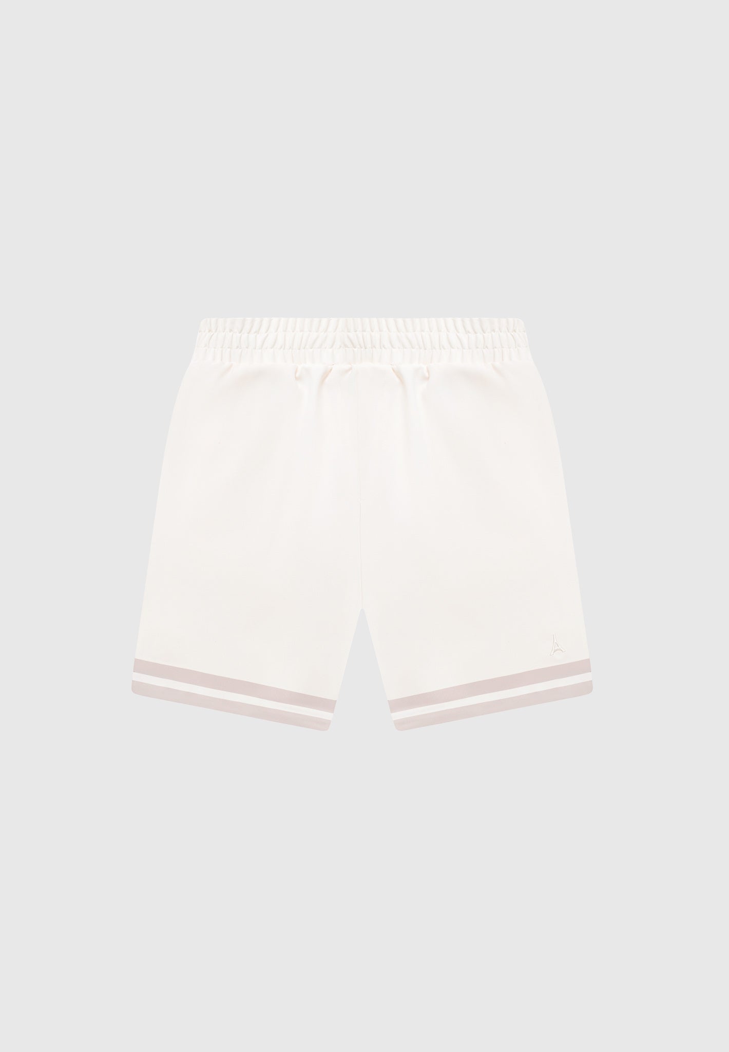 Floral Border Shorts - Cream