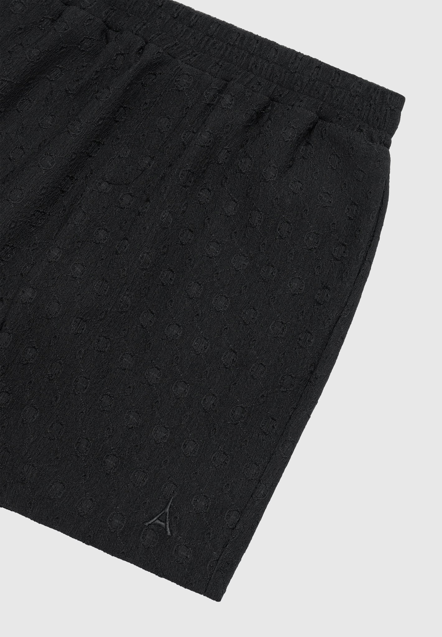 Textured Shorts - Black